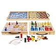 Gueydon Jouets Sas - 800515 - Jeu de Soci�t� - Coffret 100 Jeux - Bois