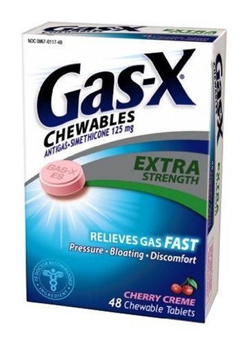 Gas-x Extra Strength Tablets, Cherry Creme, 48-Count Box (Pack of 2)