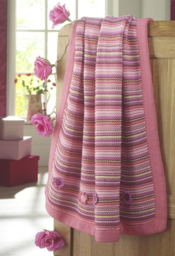 Imagen 2 de Lollipop Lane Upsy Daisy - Manta de punto para cochecito (70 x 90 cm)