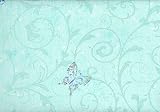 Aqua Butterfly Kisses Wallpaper