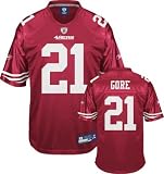 Frank Gore Jersey: Reebok Red Replica #21 San Francisco 49ers Jersey