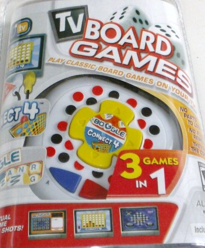 TV Plug and Play Classic Board Game Connect 4 Boggle Roll Over 3 Games in 1 TV Plug and Play Classic Board Game Connect 4 Boggle Roll Over 3 Games in 1