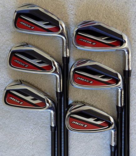 Tall Mens Golf Set All Graphite Shafts Taylor Fit Complete Driver, Fairway Wood, Hybrid, Irons, Putter, Stand Bag Custom Made Clubs +1" Length Firm Flex