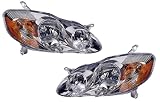 Toyota Corolla (CE, LE) Replacement Headlight Assembly - 1-Pair