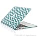 TOP CASE - 2 in 1 Signature Bundle Chevron Series Hard Case + Chevron Zig-Zag Keyboard Cover Compatible MacBook Air 11