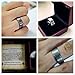King Will BASIC 8mm White Tungsten Ring Wedding Band Step Edge Brushed Center Any Size 10