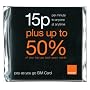 Orange Pre-Pay Sim Card
