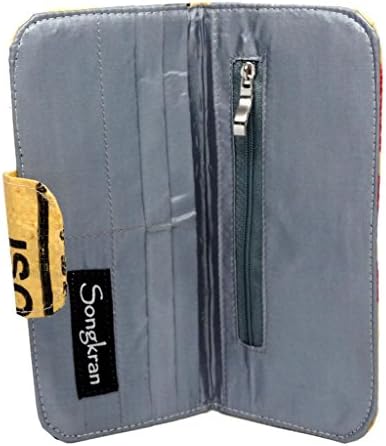 Songkran Recycled Snap Card Wallet - Gold Fish