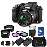 Panasonic Lumix DMC-FZ60K 16.1 MP Digital Camera with 24x Optical Zoom - Black. Includes