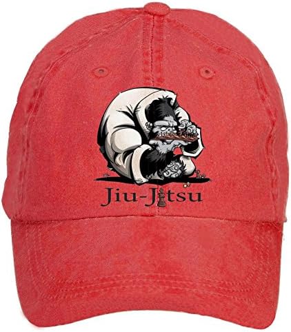 BABALAA BJJ Jiu Jitsu Washed Cotton Twill Cap with Adjustable Velcro