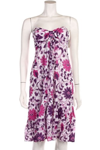 Milly Cabana Women's Eden Rock Strapless Grape Cover-up Dress, Large