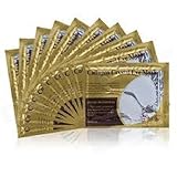20 x Pairs of Palestren Collagen Eye Masks - WHITE Crystal Anti-Wrinkle Anti-Ageing Under Eye Gel Patch powder Mask Facial Moisturizer WHITENS DARK CIRCLES