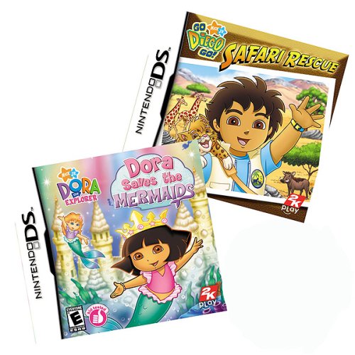 VideoGames: Dora the Explorer and Go, Diego, Go! Software Bundle for Nintendo DS