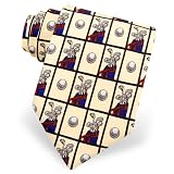 Golf Pro by Wild Ties cream silk extra long ties