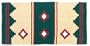 Mayatex Saddle Blanket - Apache - Hunter Green and Fawn