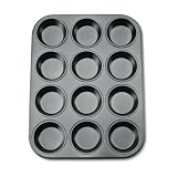 St�dter 488069 Muffinform in Geschenkverpackung mit Rezept 12 Formen, Antihaft-Beschichtung, � 7.0 cm / H 3.3 cmvon "St�dter"