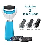 Amopé Pedi Perfect Luxury Pedicure Gift Set - Blue Electronic Foot File, Cream, Bag and more