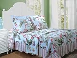 Greenland Home Fashions Secret Garden King 3-Piece Bedspread Set