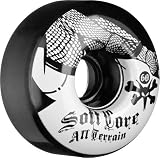 Bones Wheels "Fishnet" Soft Core All Terrain Formula Skateboard Wheels (Set of 4) Multiple Sizes