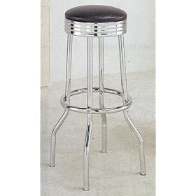 Retro Style Bar Stool w  Cushion (Set of 2) by MPO Designs