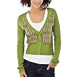 Mossimo Supply Co. Juniors Plaid Cardigan - Green