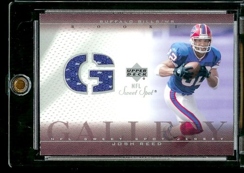2002 Upper Deck Sweet Spot Gallery Rookie Jersey Josh Reed Buffalo Bills Football Card - Mint Condition - Shipped In Protective ScrewDown Case!