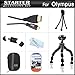 Starter Accessories Kit For The Olympus Stylus SH-50 iHS, SH-50MR Digital Camera Includes Deluxe Carrying Case + 7 Flexible Tripod + Micro HDMI Cable + USB High Speed 2.0 SD Card Reader + LCD Screen Protectors + Mini TableTop Tripod + MicroFiber Cloth