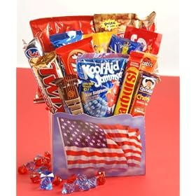 Snack Sampler Fourth of July Gift Basket