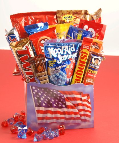 Snack Sampler Fourth of July Gift Basket by UNBC