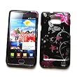 Samsung Galaxy S II i9100 & i777 (AT&T) Snap-on Protector Hard Case Image Cover "Butterfly Bliss" Design