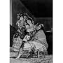 Francisco de Goya y Lucientes (Follow the "Caprichos," Sheet 35: It takes him from the fur) Art Poster Print - 11x17