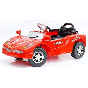 Ride on Ferrari Enzo-Style Car With Remote Control for Children 2-7 (Red)