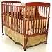Dream On Me Bethany 2 in 1 Convertible Stationary Side Crib, Cherry