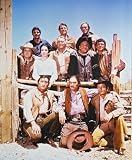 LINDA CRISTAL AS VICTORIA CANNON, HENRY DARROW AS MANOLITO MONTOYA, LEIF ERICKSON AS BIG JOHN CANNON, MARK SLADE AS BILLY BLUE CANNON, CAMERON MITCHELL AS BUCK CANNON FROM THE HIGH CHAPARRAL - Licensed Photo - Professional Photographic Print - Picture SIZE 10x8 (25x20cm)