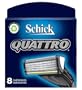 Schick Quattro Refill Cartridges , 8 Cartridges