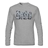 IIOPLO Men's Dido Singer Long Sleeve T-shirt Grey S