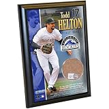 MLB Colorado Rockies Todd Helton 4-by-6-Inch Dirt Plaque