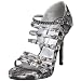 Miss Me Women's Garnet-3 Open Toe Snake Gladiator Pump