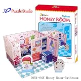 3D Puzzle Honey Room Bathroom. Cute for Kids, fun & educational. 3D Puzzle Honey Room Bathroom. Cute for Kids, fun & educational.