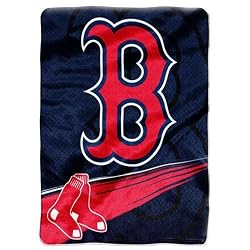 Northwest Company's Boston Red Sox Plush Raschel 60x80 Throw