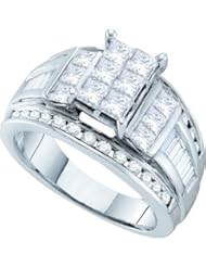 2.00CTW DIAMOND INVISIBLE RING