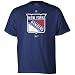 NHL New York Rangers Primary Logo T-Shirt (Dark Navy, Large)