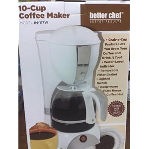 Better Chef 10-cup Coffee Maker Model IM-117W by Better Chef