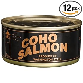 East Point Coho Salmon, 6.5-Ounce Tins (Pack of 12)