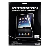 6 Pack iPad 2 & New Apple Ipad 2012 (Retina Display) Screen Protector for New Apple iPad 9.7 inch Tablet 2nd Generation Includes Microfibre Cleaning Cloth And Application Card