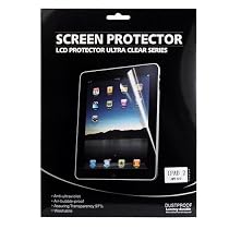 6 Pack iPad 2 & New Apple Ipad 2012 (Retina Display) Screen Protector for New Apple iPad 9.7 inch Tablet 2nd Generation Includes Microfibre Cleaning Cloth And Application Card