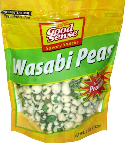 Good Sense Savory Snacks, Wasabi Peas