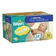 Pampers Swaddlers Dry Max Diapers, Size N, 84 Count