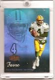 2006 Flair Showcase Football Showcase Brett Favre Green Bay Packers Football Card # 35 - Mint Condition - Shipped in Protective Display Case