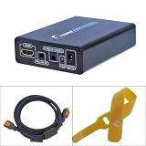 Free Expedited Shipping!LinkStyle PC to TV HDMI to Composite 3 RCA + S-video Converter Adapter (Input:HDMI; Output: 3 RCA + S-video) + 6 Feet HDMI Cable + LinkStyle Cable Tie